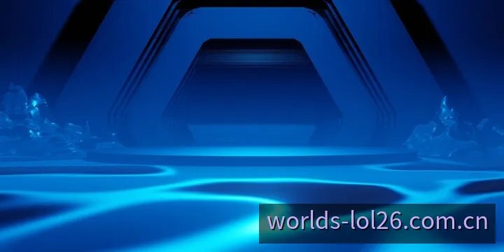 电竞比赛现场的选手与舞台